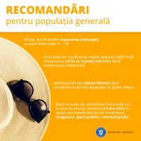 Recomandări esențiale pentru perioada de caniculă